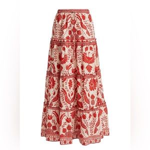 Farm Rio Jungle Flow Maxi Skirt! Size Small